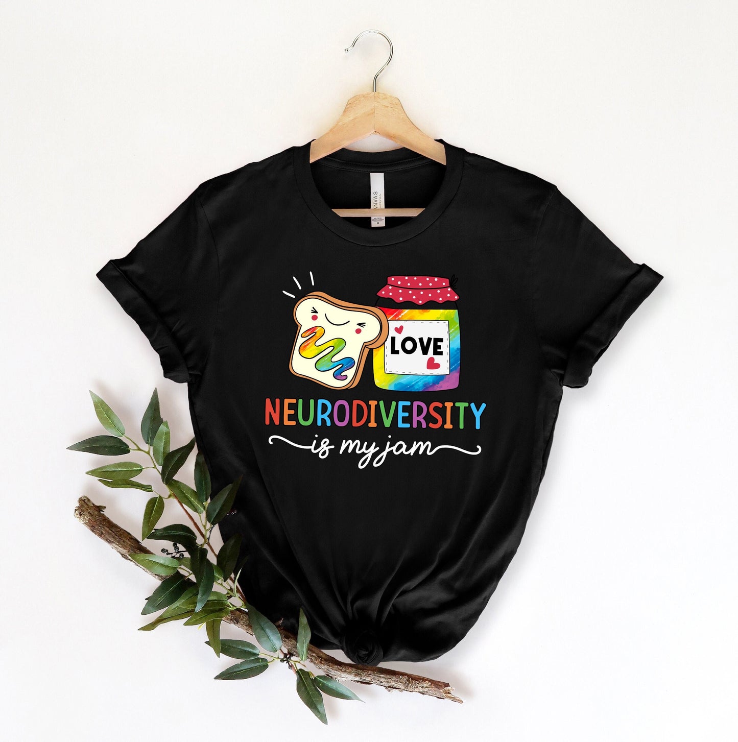 Neurodiversity Is My Jam Shirt, Autism Awareness, Cotton Tee