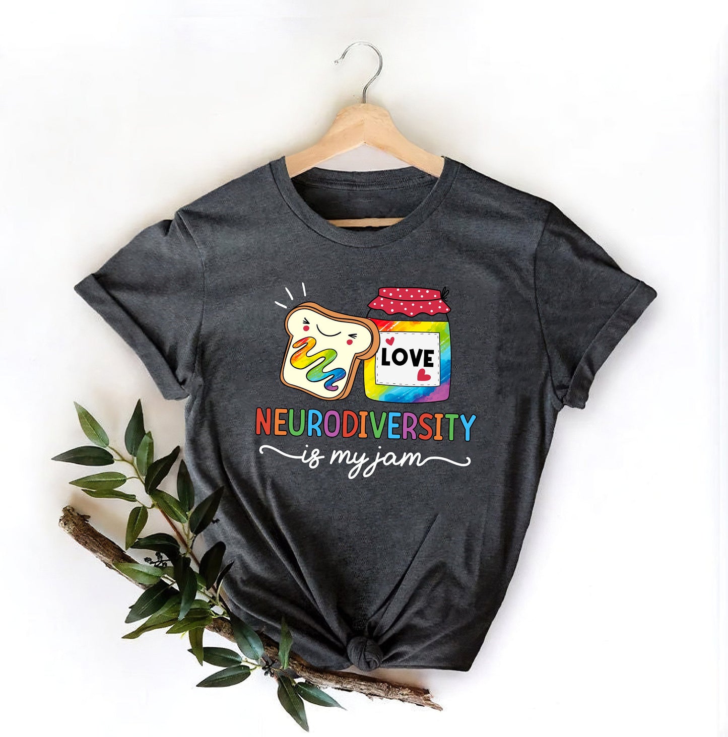 Neurodiversity Is My Jam Shirt, Autism Awareness, Cotton Tee