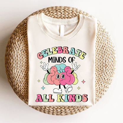 Neurodiversity Awareness Shirt, Minds Of All Kinds, Autism, ADHD