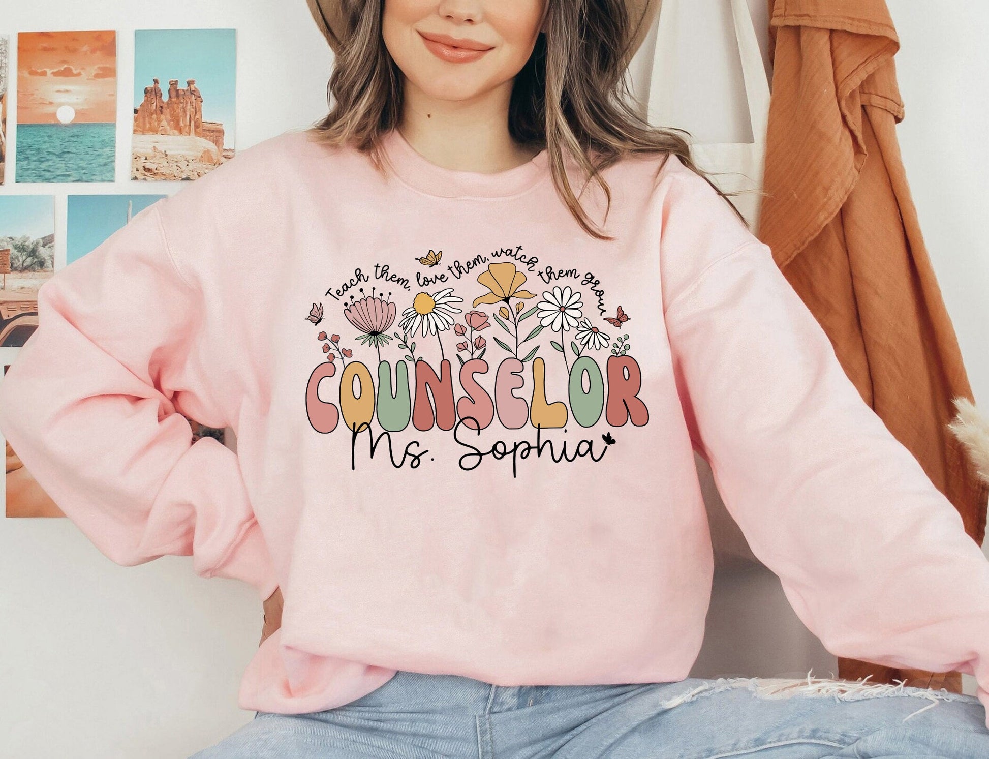 Personalized School Counselor Shirt, Teacher Appreciation Gift