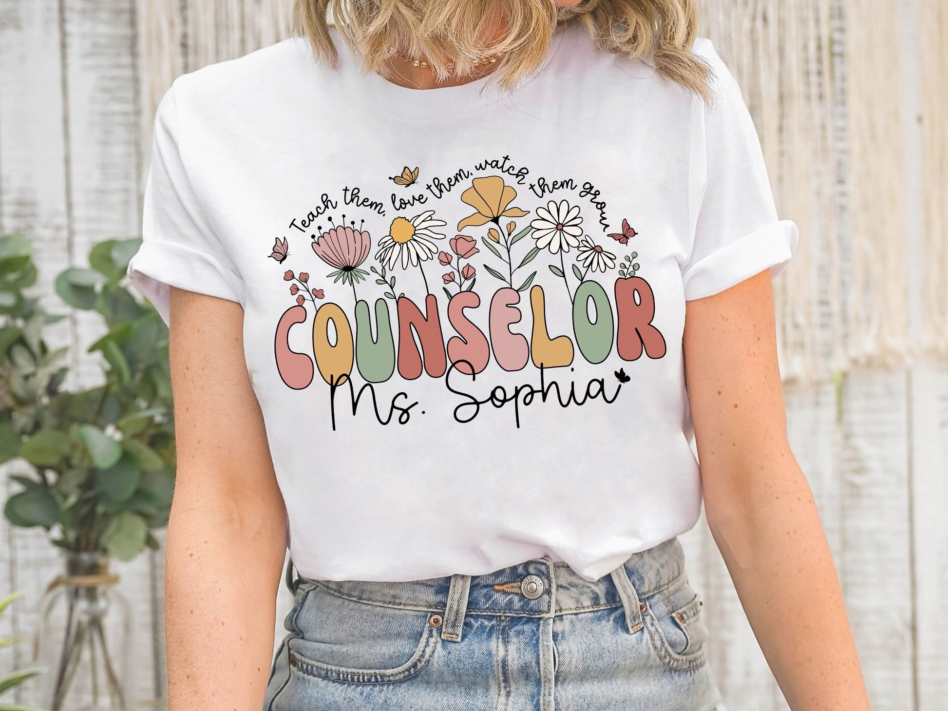 Personalized School Counselor Shirt, Teacher Appreciation Gift