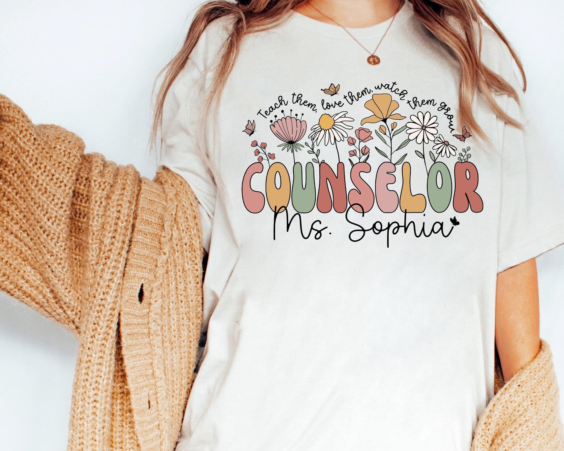 Personalized School Counselor Shirt, Teacher Appreciation Gift