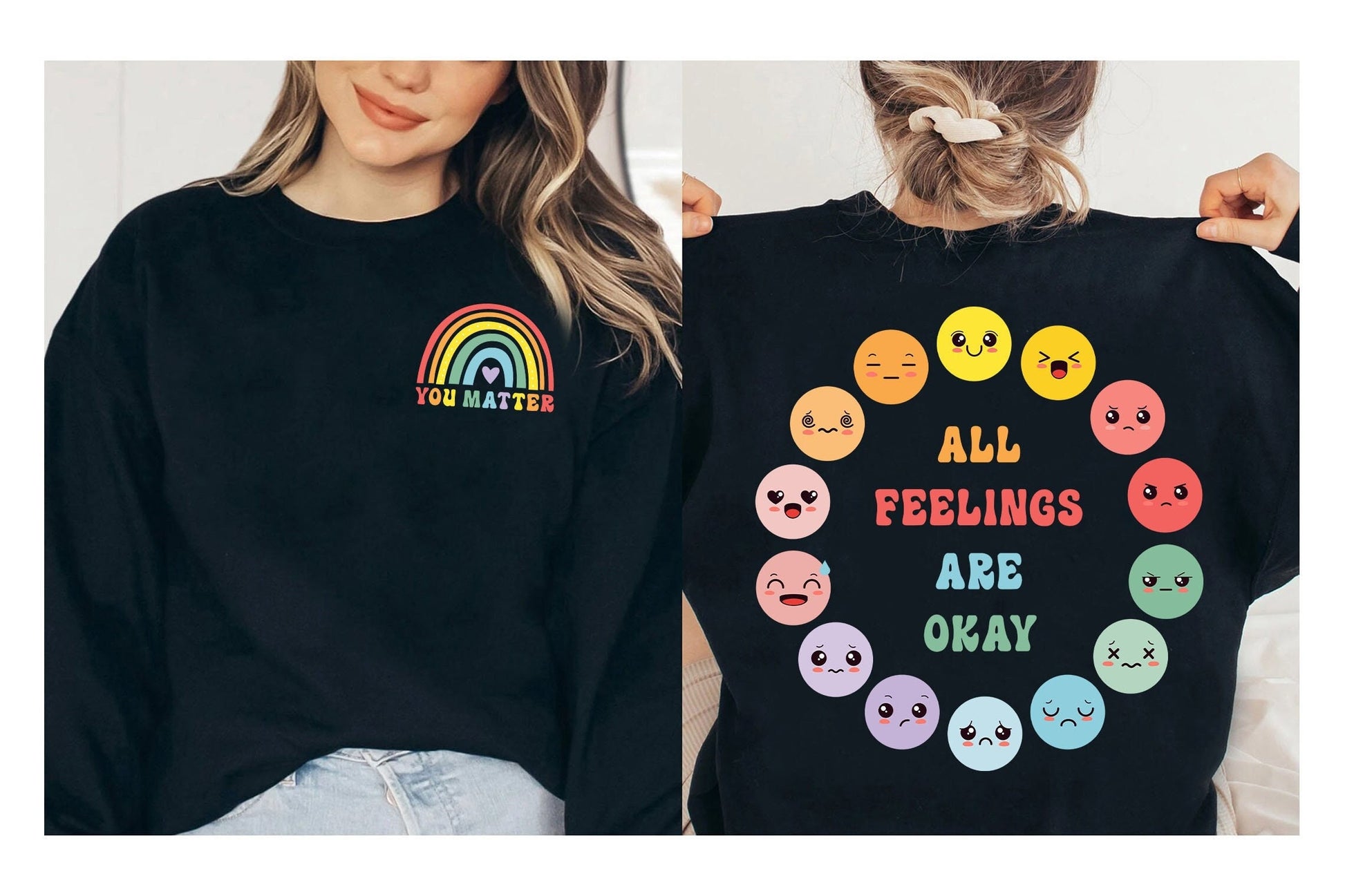 School Psychologist Shirt, All Feelings Are Okay Shirt, Mental Health Shirt, School Counselor Shirt, Mental Health Awareness, ADHD Shirt