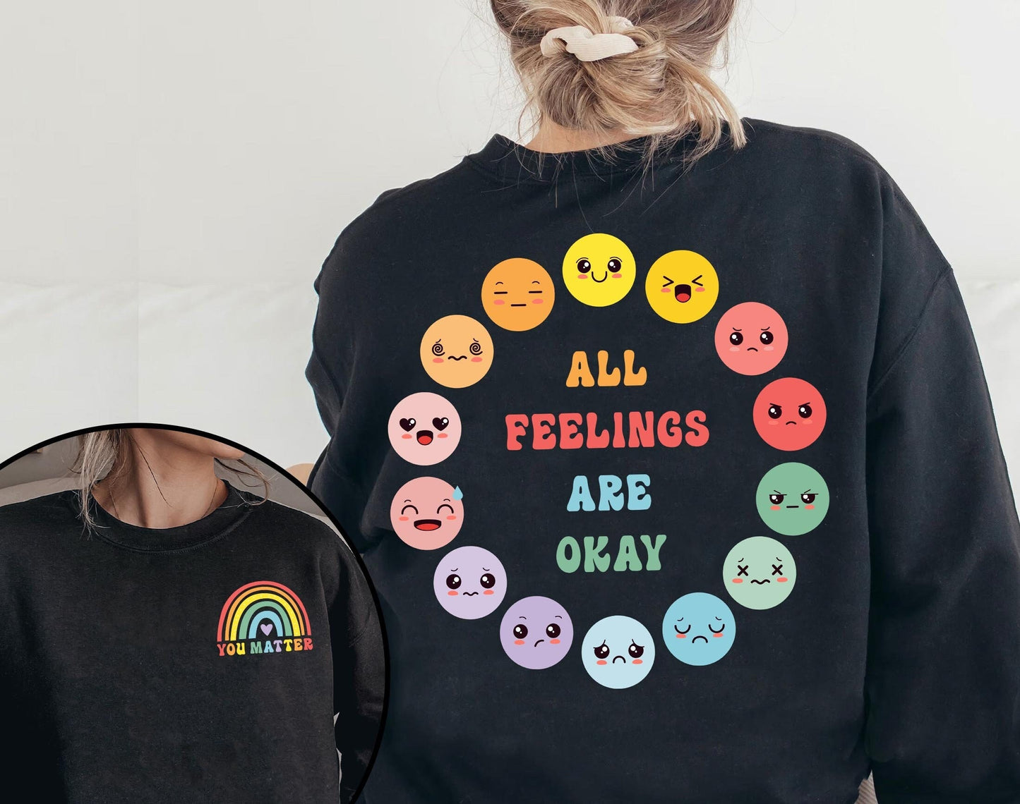 School Psychologist Shirt, All Feelings Are Okay Shirt, Mental Health Shirt, School Counselor Shirt, Mental Health Awareness, ADHD Shirt