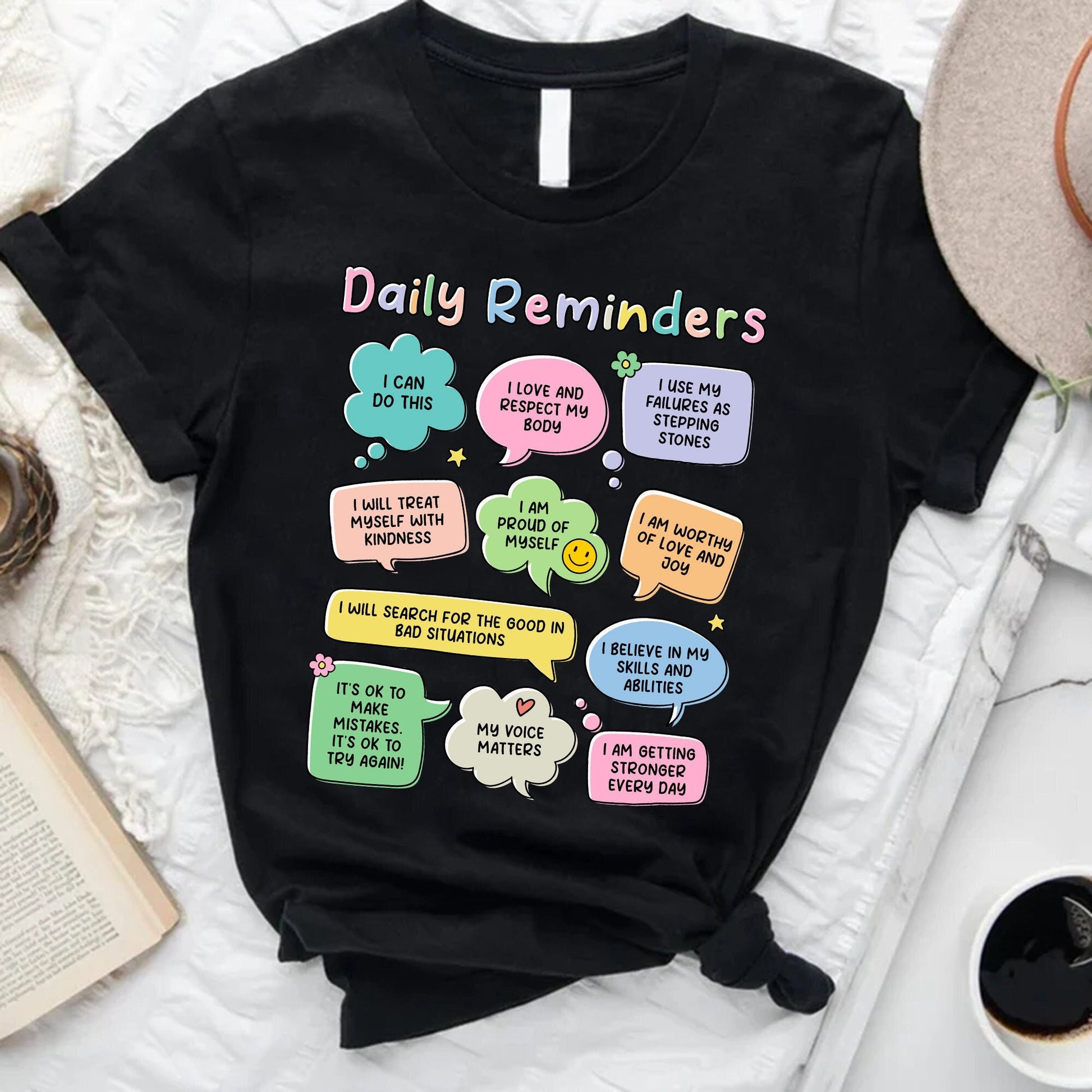 School Psychologist T-Shirt, Daily Reminders, Mental Health