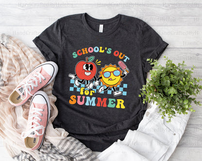Teacher Shirt, School's Out For Summer Shirt, Last Day Of School Shirt, Teacher Summer Tee, Kindergarten Teacher, Teacher Appreciation Gifts