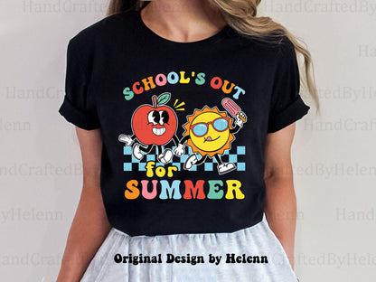 Teacher Shirt, School's Out For Summer Shirt, Last Day Of School Shirt, Teacher Summer Tee, Kindergarten Teacher, Teacher Appreciation Gifts