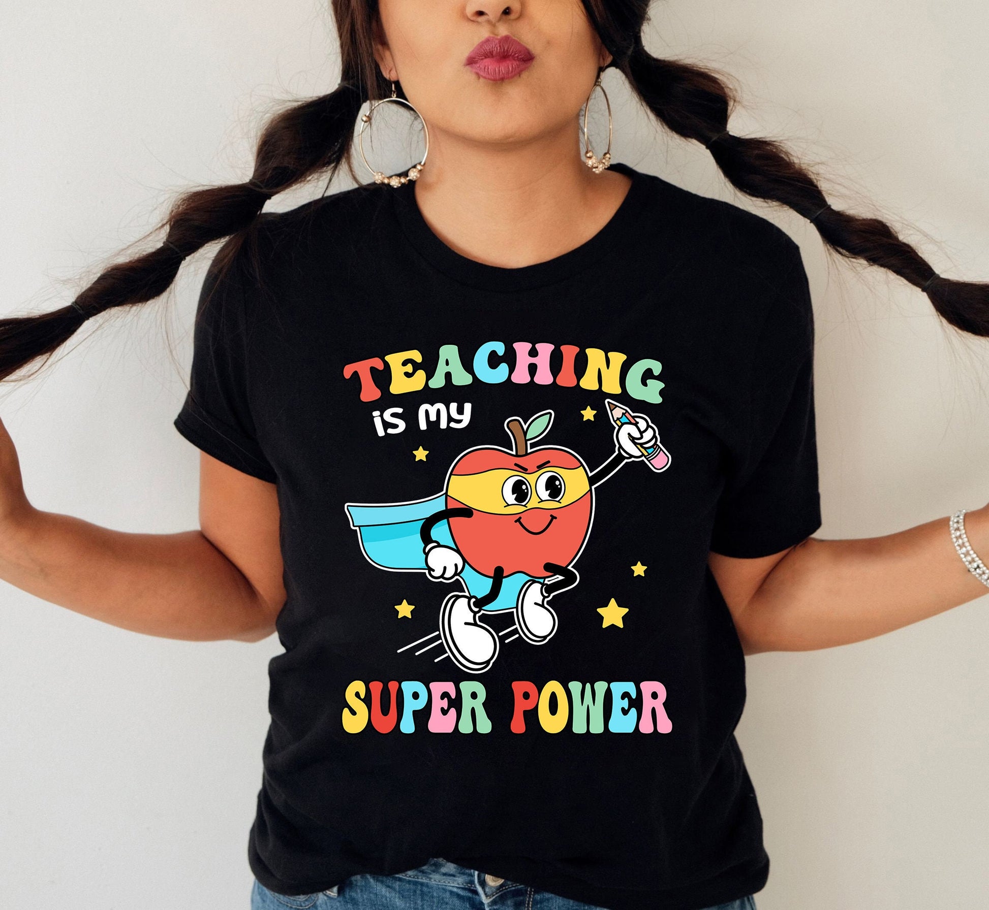 Teacher Shirt, Teaching Is My Superpower Shirt, Funny Teacher Shirt, Kindergarten Teacher, Back To School Shirt, Teacher Appreciation Gift
