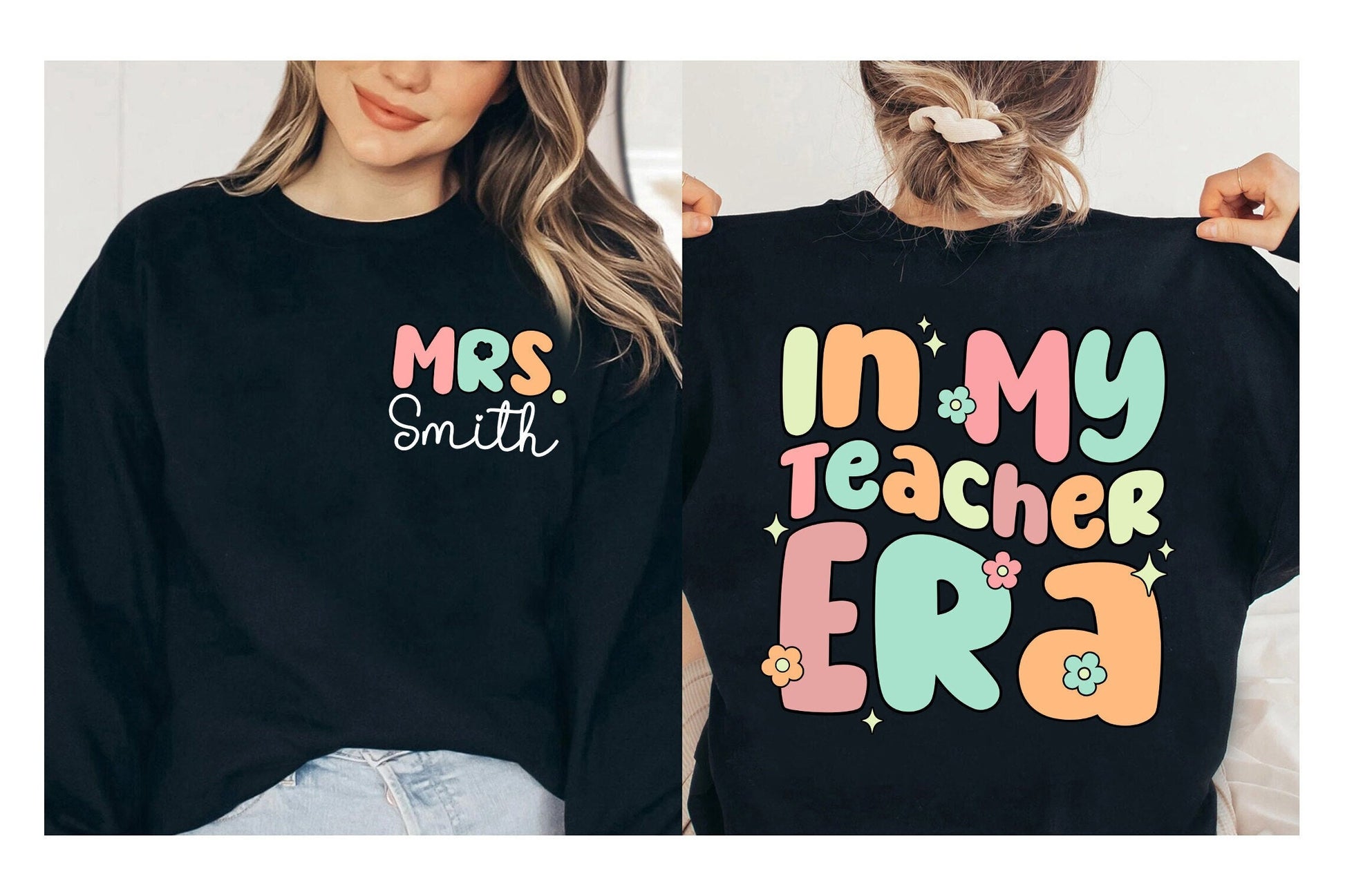 Personalized Teacher Shirt, In My Cool Teacher Era, Custom Teacher Name Shirt, Teacher Era Shirt, Back To School, Teacher Appreciation Gift