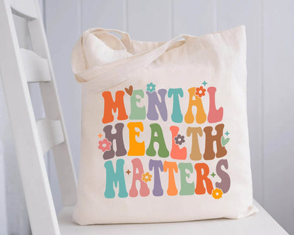 School Counselor Bag Gift, Mental Health Matters Bag, Mental Tote Bag, Mental Awareness, Counselor Appreciation Gift, Gift For Counselor