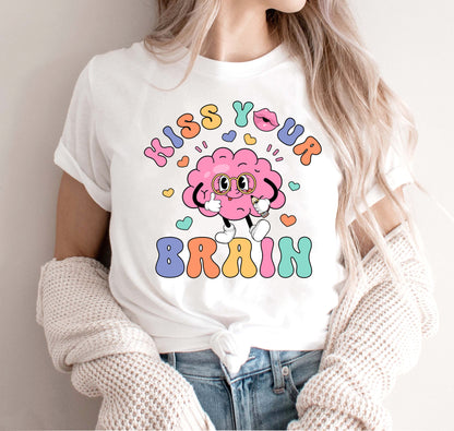 Teacher Shirt, Kiss Your Brain Shirt, Retro Teacher Shirt, Teacher Squad, Cute Teacher Shirt, Elementary Teacher, Teacher Appreciation Gift