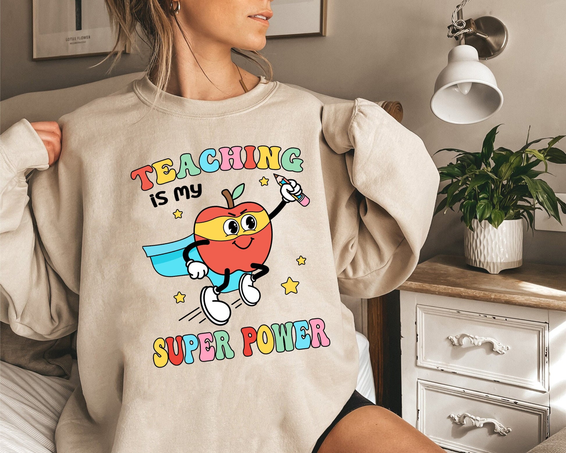Teacher Shirt, Teaching Is My Superpower Shirt, Funny Teacher Shirt, Kindergarten Teacher, Back To School Shirt, Teacher Appreciation Gift
