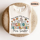 School Psychologist Shirt, Custom School Psychologist Shirt, Flower School Psychologist, School Psych Shirt, Teacher Graduation Gift