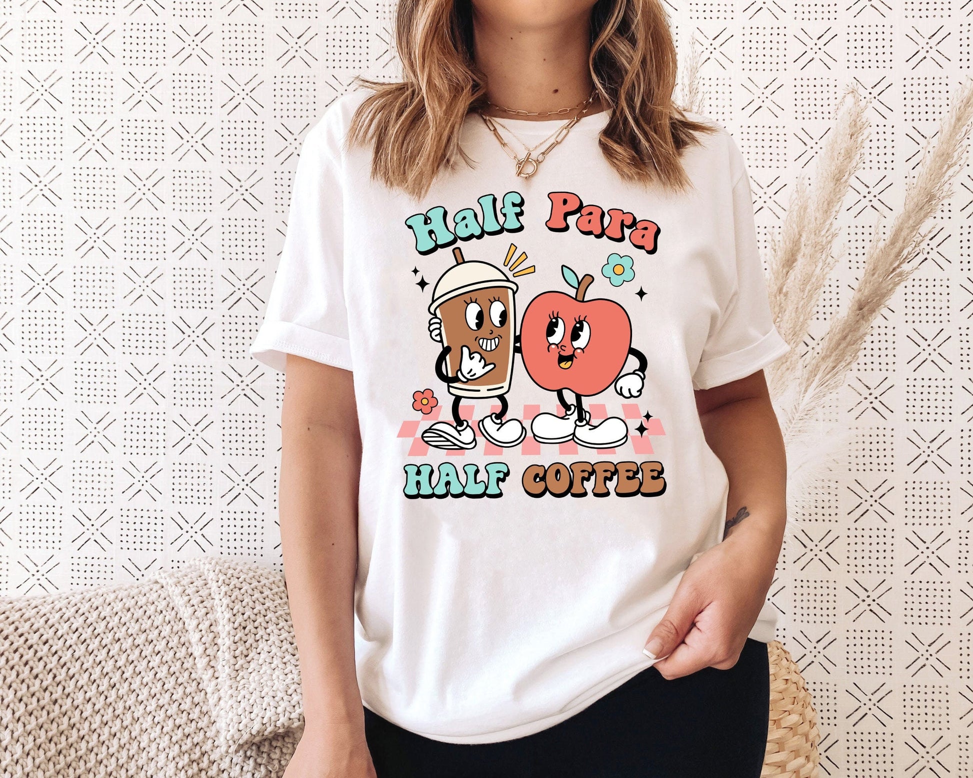 Paraprofessional Shirt, Half Para Half Coffee, Para Squad Shirt, Teacher Aide, Para Appreciation, Paraprofessional Sweatshirt, Teacher Shirt