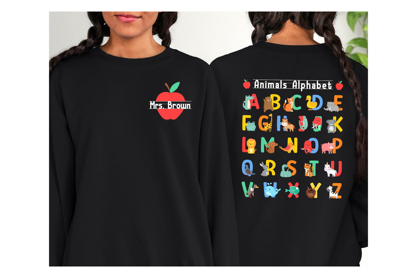 Teacher Shirt, Animals Alphabet Shirt, ABC Shirt, Back To School Shirt, Kindergarten Teacher Shirt, PreK Teacher, Teacher Appreciation Gift