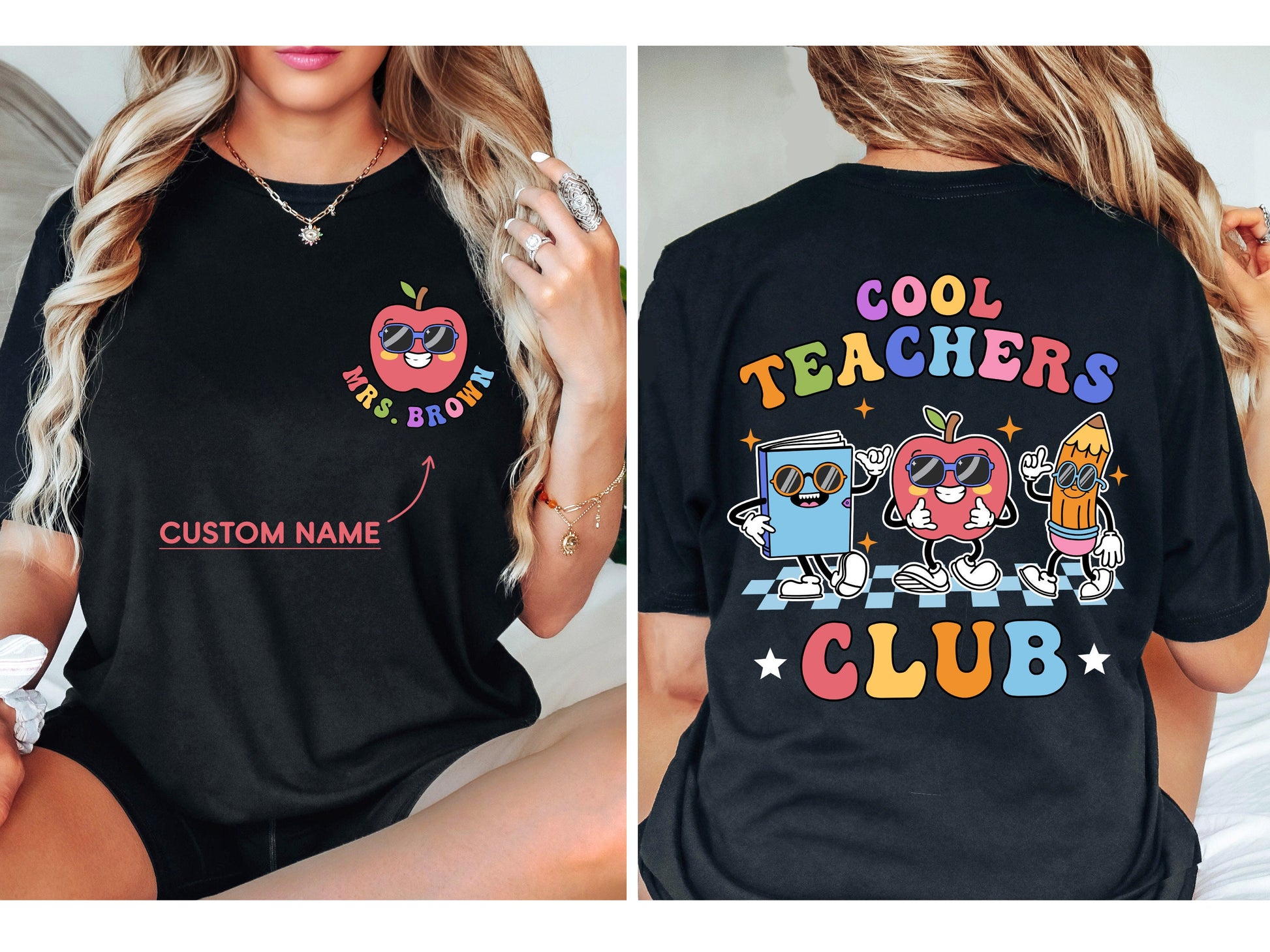 Teacher Shirt, Cool Teacher Club, Teacher Squad Shirt, Custom Teacher Shirt, Back To School, Teachers Day, Teacher Appreciation Gift