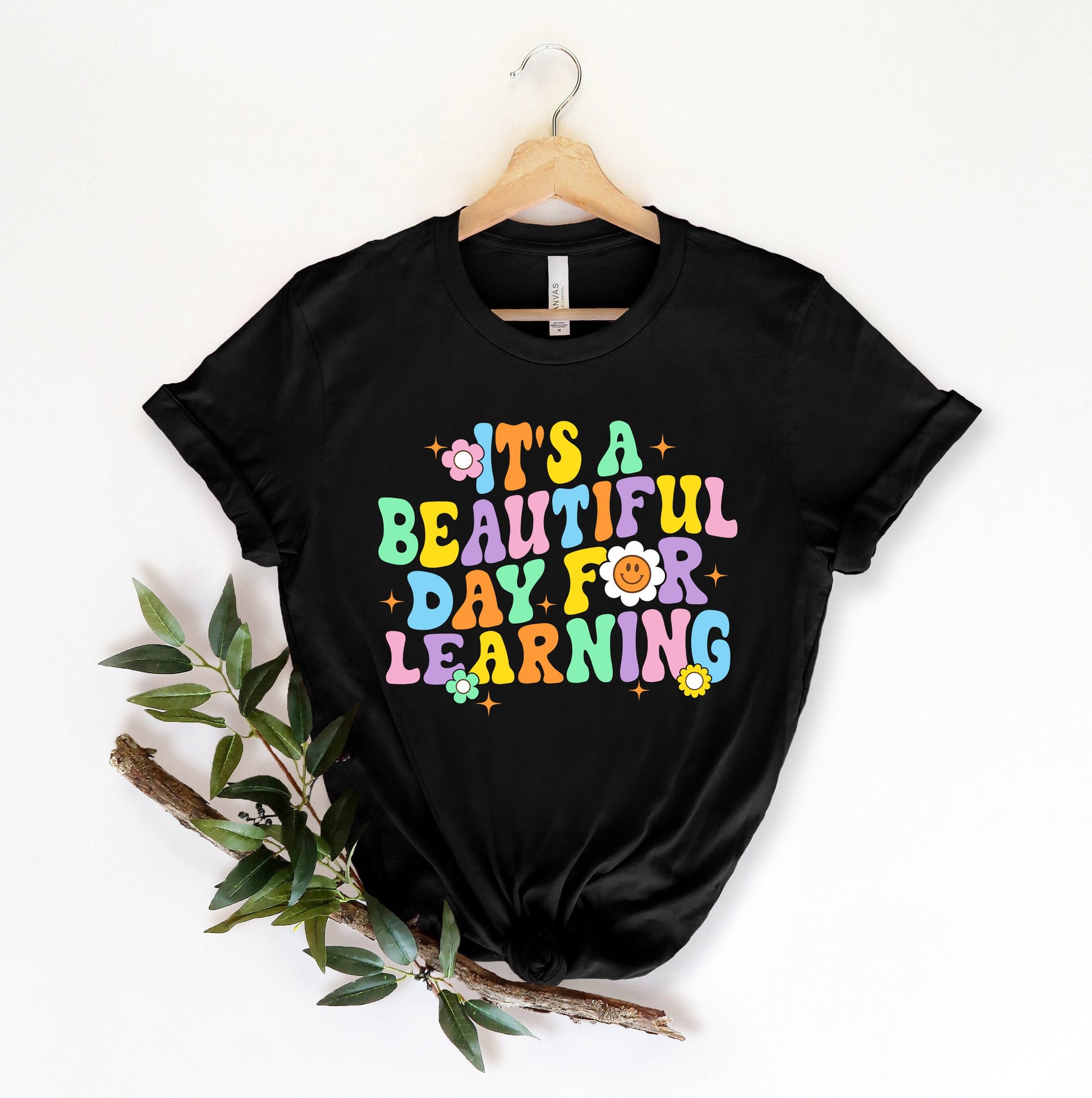 Teacher Shirt, It's A Beautiful Day For Learning Shirt, Back To School Shirt, Cute Kindergarten Teacher Shirt, Teacher Appreciation Gift