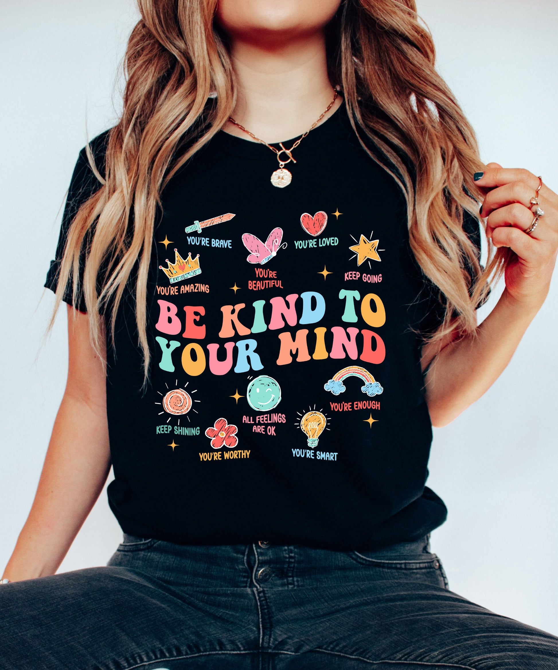 School Psychologist Shirt, Mental Health Shirt, Be Kind To Your Mind, School Counselor, Inclusion Positive Shirt, Teacher Appreciation Gift