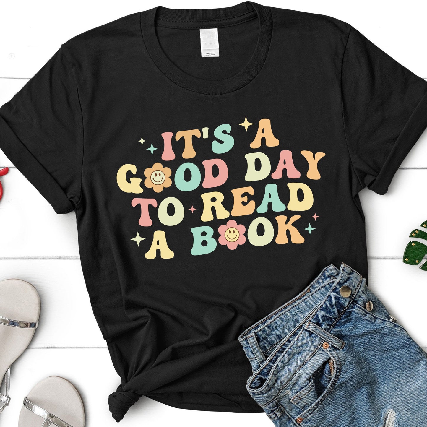 Teacher Shirt, It's A Good Day To Read A Book Shirt, Teacher Read Shirt, Elementary Teacher, Kindergarten Teacher, Teacher Graduation Gift