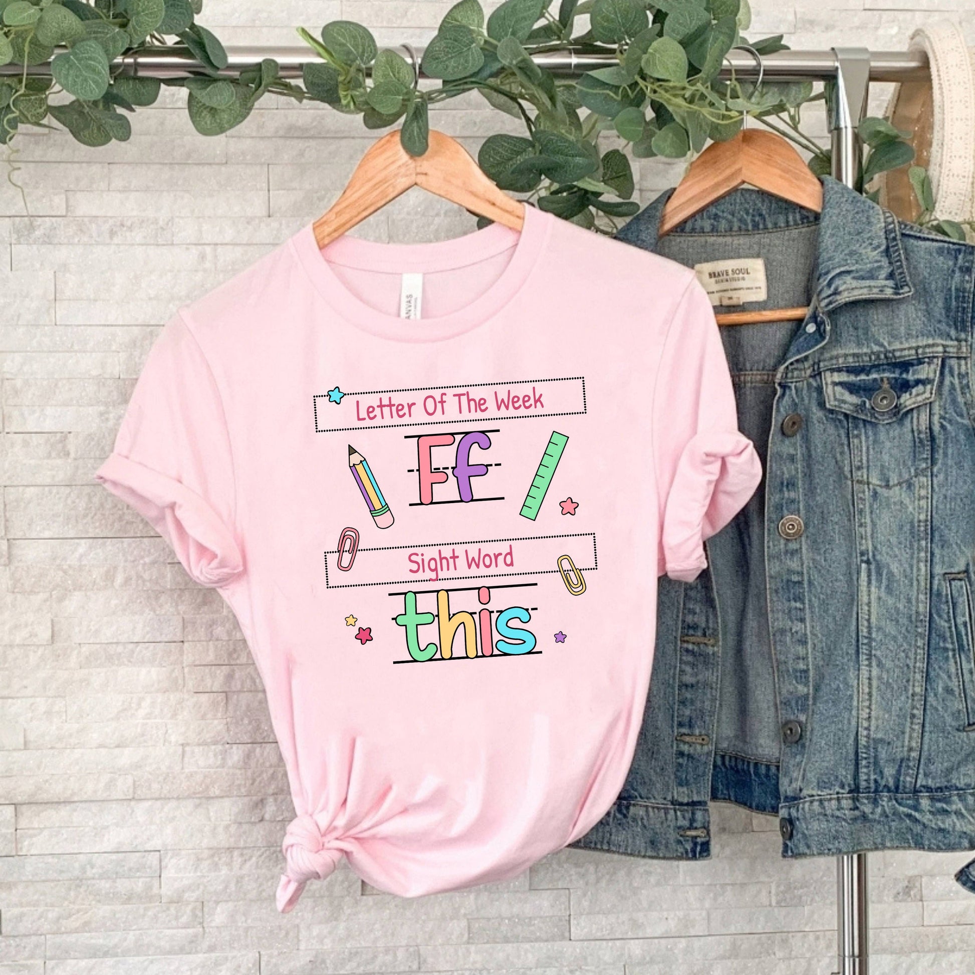 Teacher Shirt, F This Shirt, Funny Teacher Shirt, Letter of the Week, Back To School Shirt, Gift For Teacher, Teacher Appreciation Gift