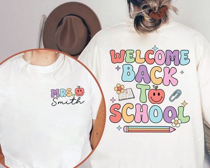 Teacher Shirt, Welcome Back To School Shirt, First Day Of School, Back To School, Kindergarten Teacher Shirt, Teacher Appreciation Gift