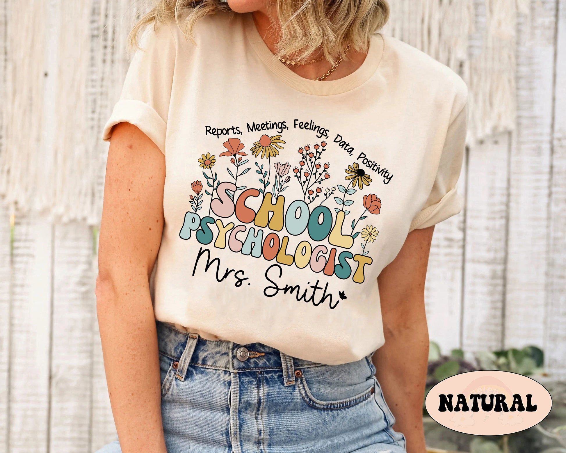 School Psychologist Shirt, Custom School Psychologist Shirt, Flower School Psychologist, School Psych Shirt, Teacher Graduation Gift