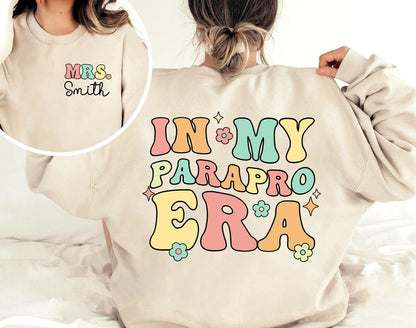 Paraprofessional Shirt, In My Parapro Era Shirt, Cool Para Club, Para Squad, Teacher Aide, Paraprofessional Gift, Teacher Appreciation Gift