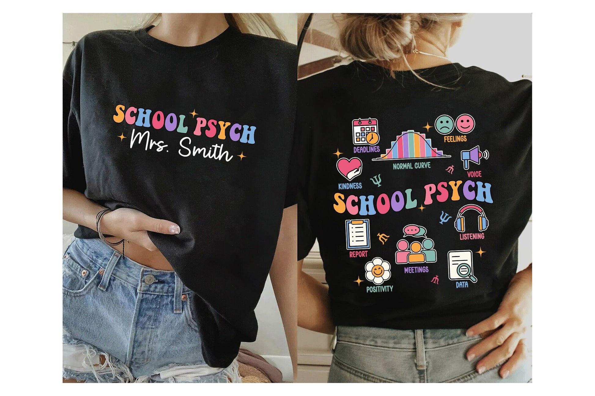 School Psychologist Shirt, Custom School Psychologist Shirt, School Psych Shirt, Personalized School Psych Gift, Teacher Graduation Gift