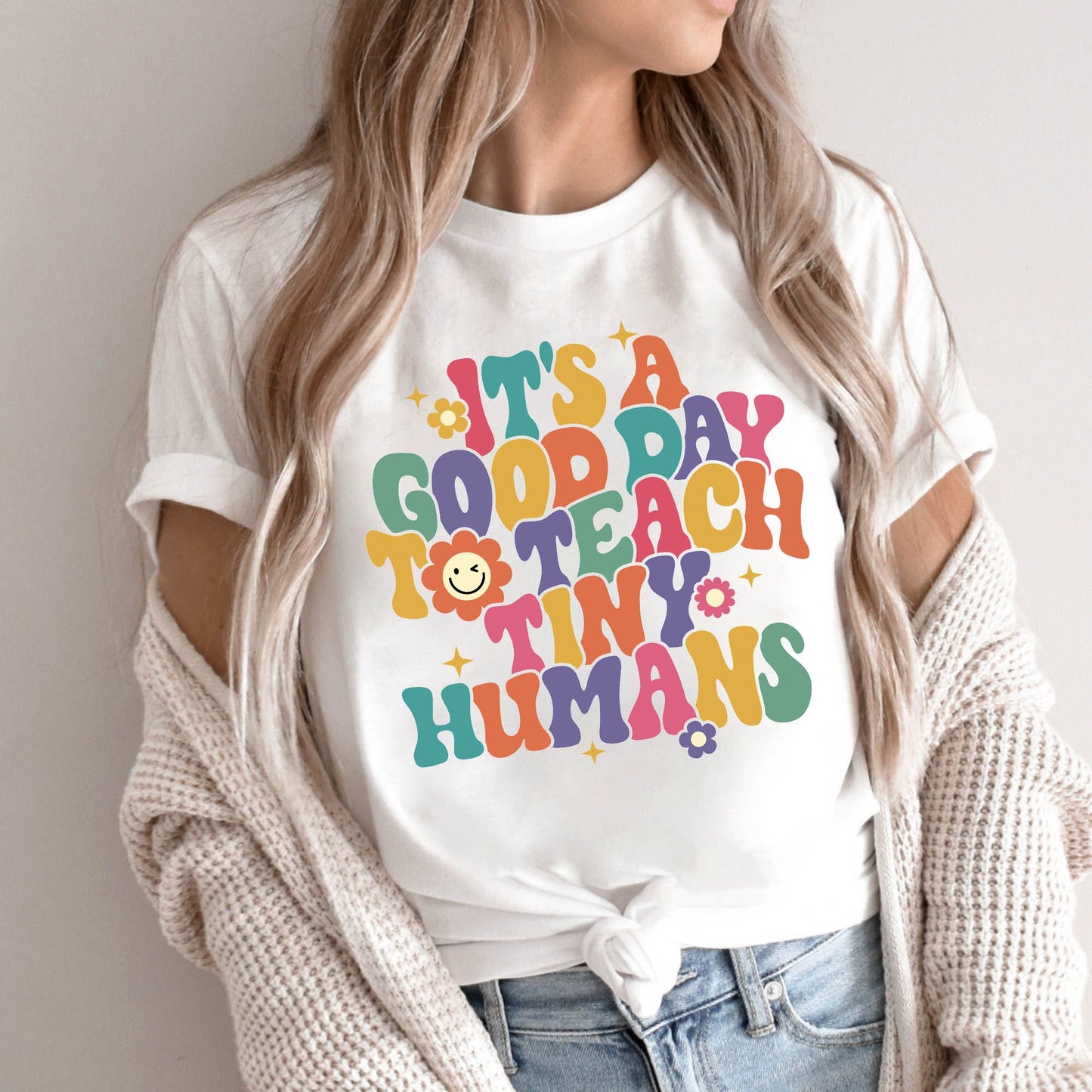 Teacher Shirt, It's A Good Day To Teach Tiny Humans Shirt, Teaching Shirt, Kindergarten Teacher, Back To School, Teacher Appreciation Gift