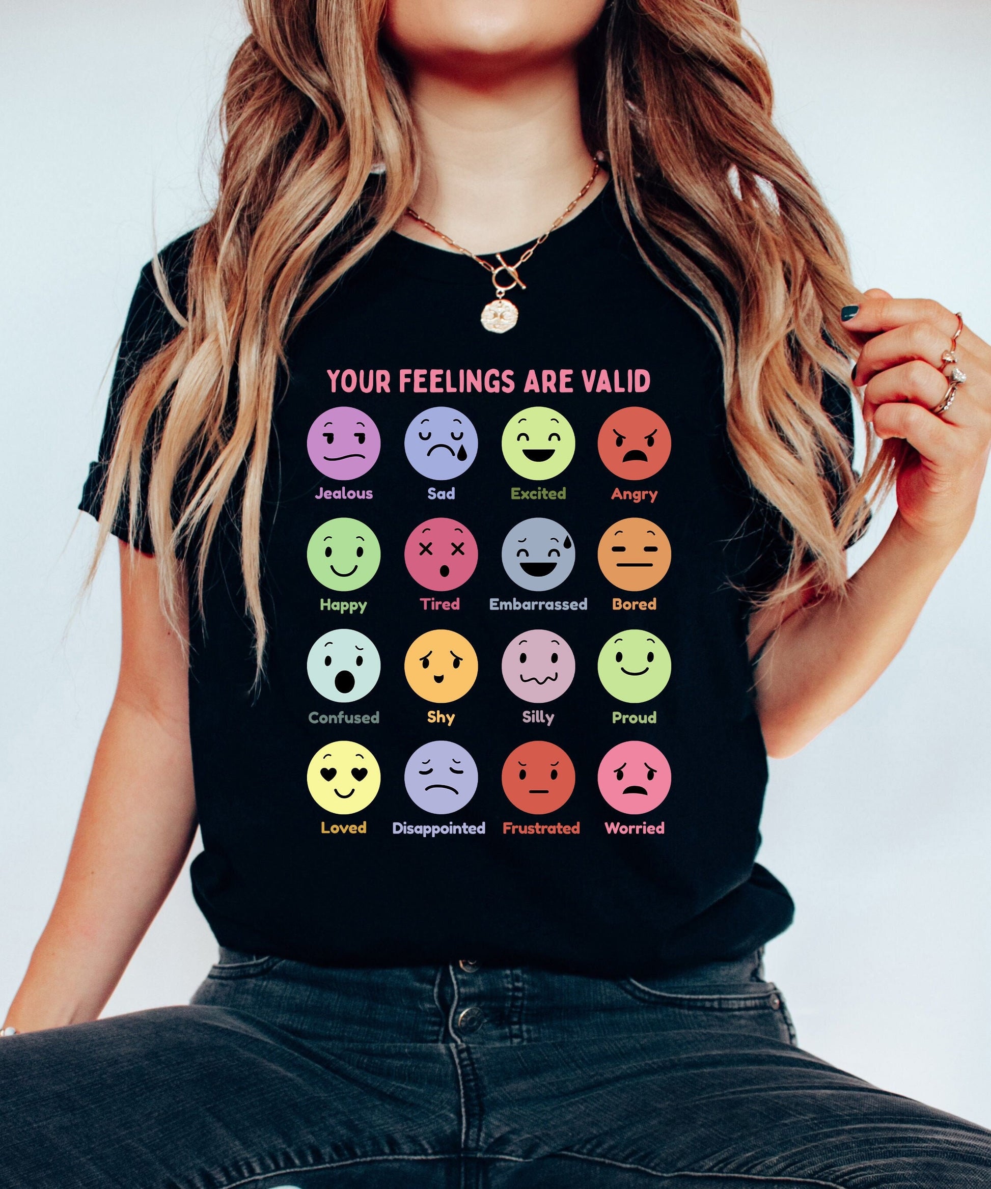 School Psychologist Shirt, Your Feelings Are Valid, Mental Health Shirt, School Counselor, Mental Awareness, All Feelings Are Okay Shirt
