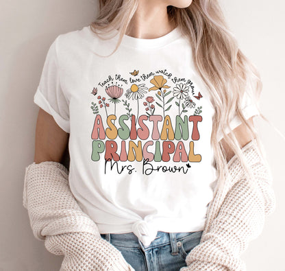 Assistant Principal Shirt, Custom Assistant Principal Shirt, Personalized Assistant Principal, Back To School, Teacher Graduation Gift
