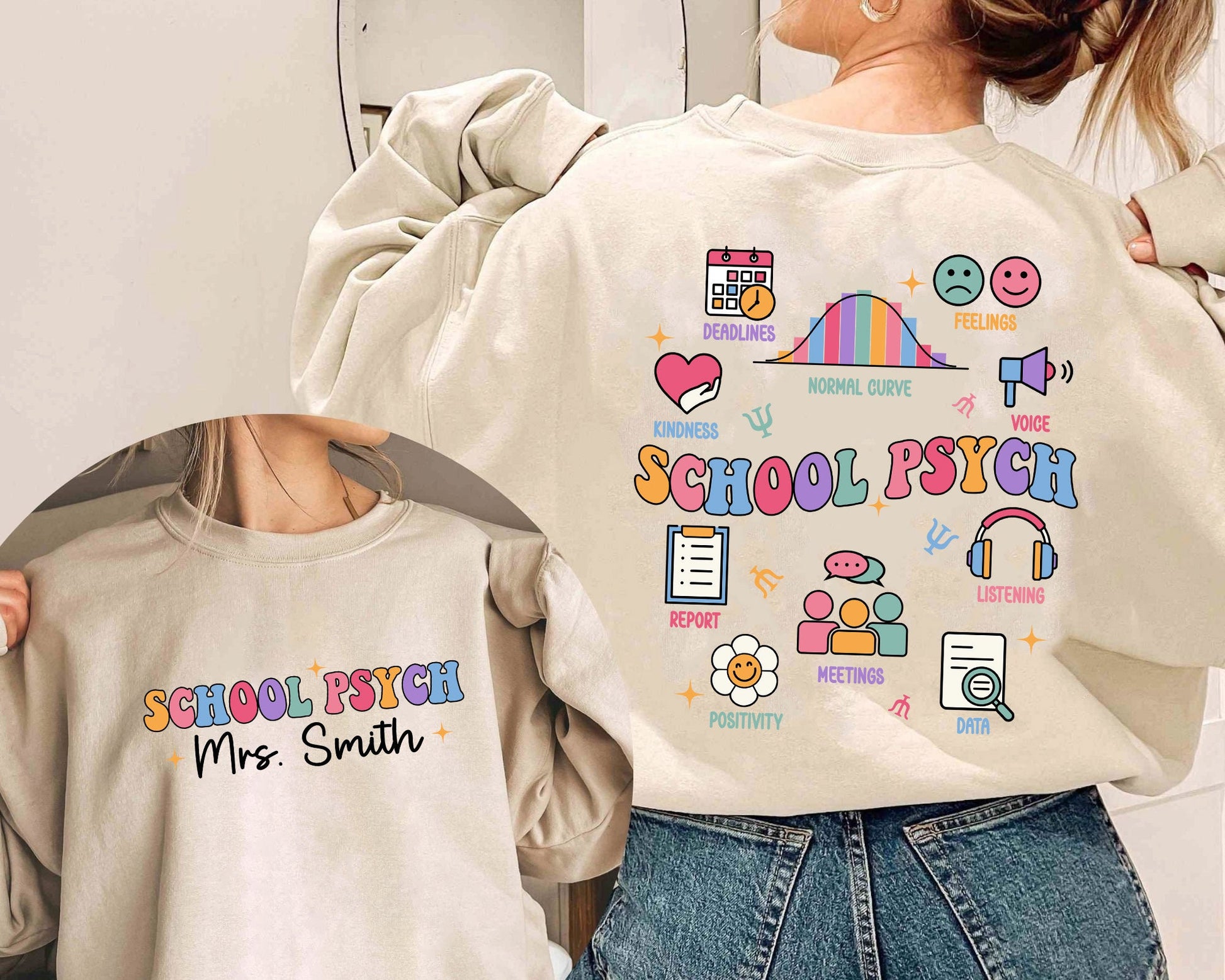 School Psychologist Shirt, Custom School Psychologist Shirt, School Psych Shirt, Personalized School Psych Gift, Teacher Graduation Gift