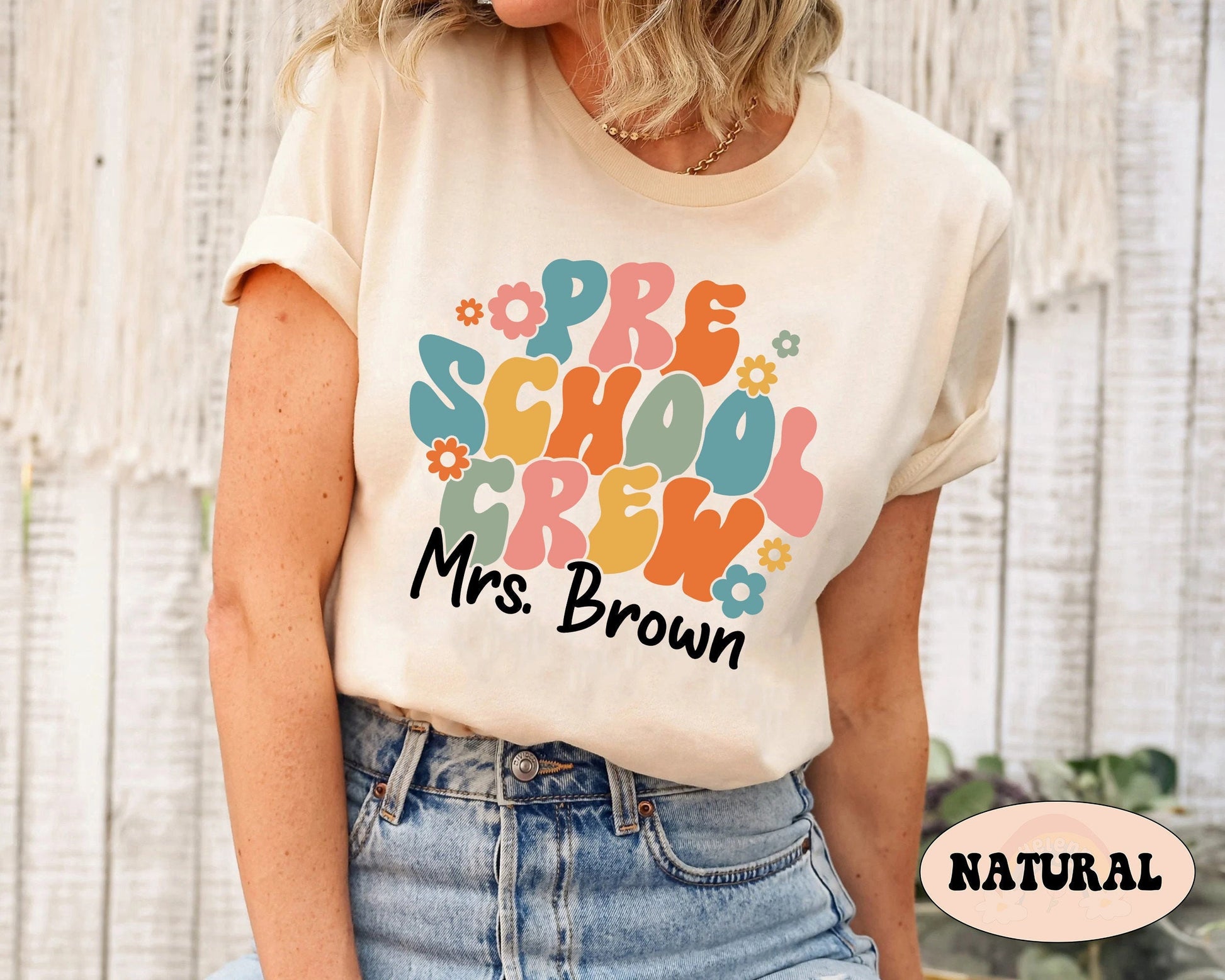 Teacher Shirt, Preschool Teacher Shirt, Cute Preschool Crew Shirt, Preschool Squad, Back To School, Teacher Gift, Teacher Appreciation Gift