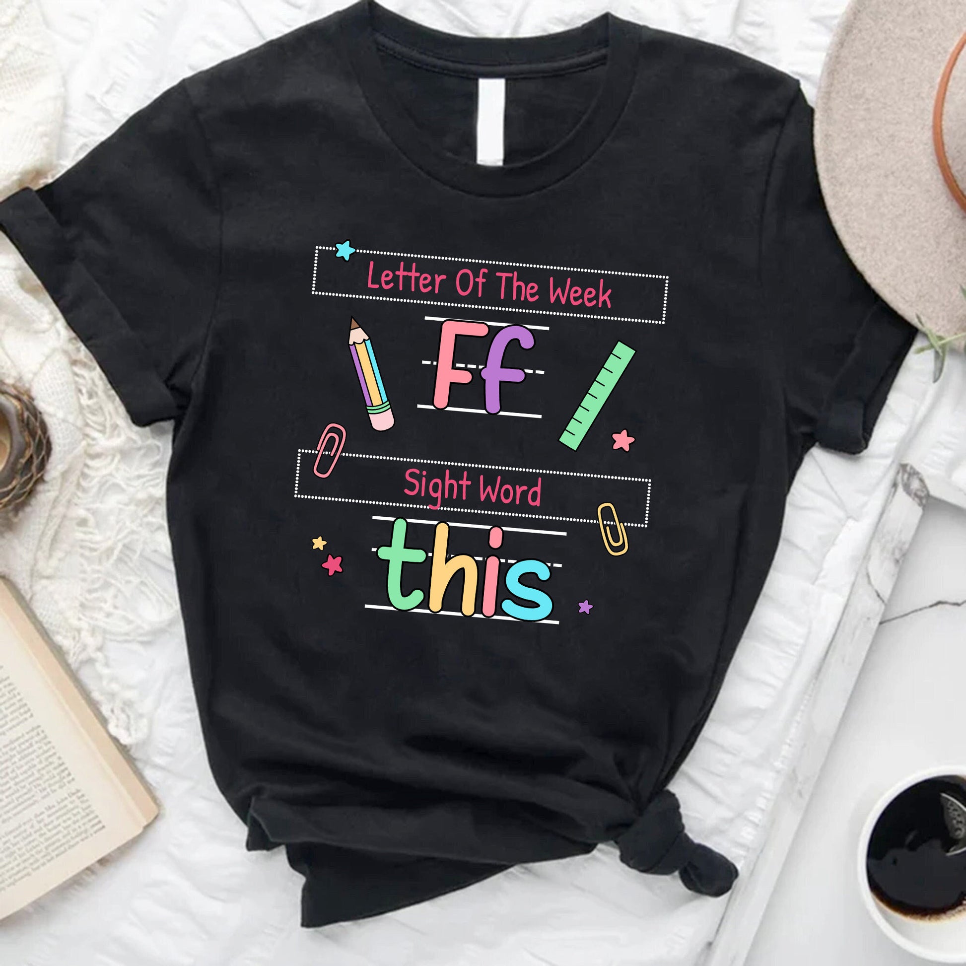 Teacher Shirt, F This Shirt, Funny Teacher Shirt, Letter of the Week, Back To School Shirt, Gift For Teacher, Teacher Appreciation Gift