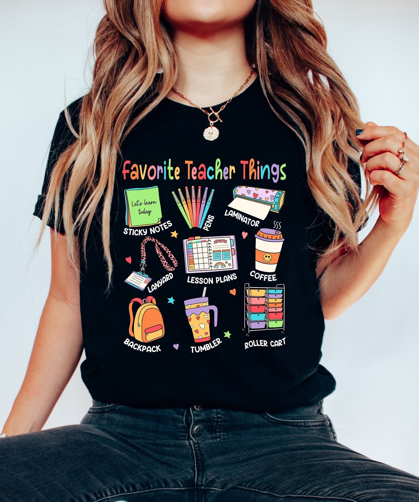 Teacher Shirt, Favorite Teacher Things Shirt, Back To School Shirt, Gift For Teacher, Kindergarten Teacher Shirt, Teacher Appreciation Gift