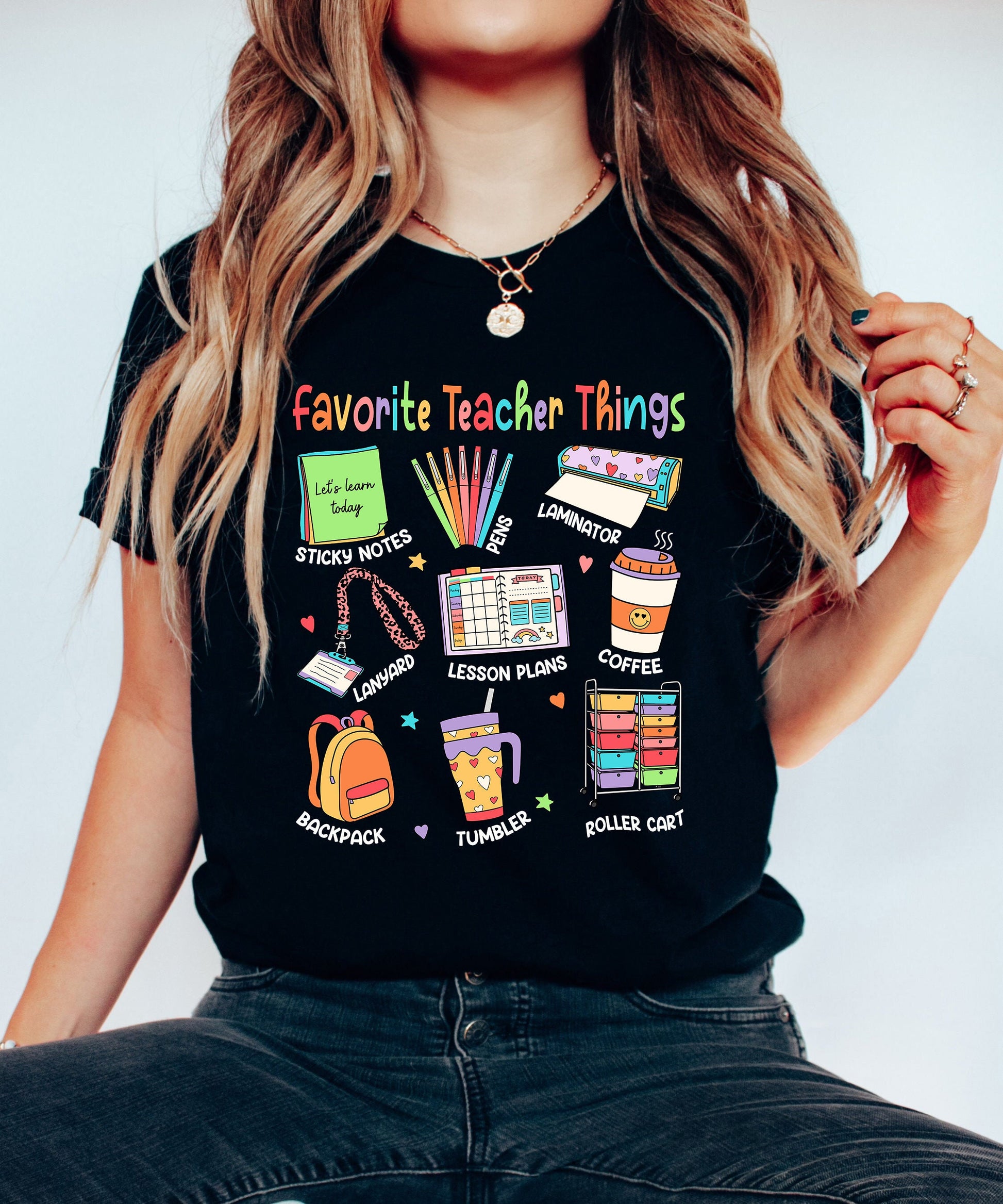 Teacher Shirt, Favorite Teacher Things Shirt, Back To School Shirt, Gift For Teacher, Kindergarten Teacher Shirt, Teacher Appreciation Gift