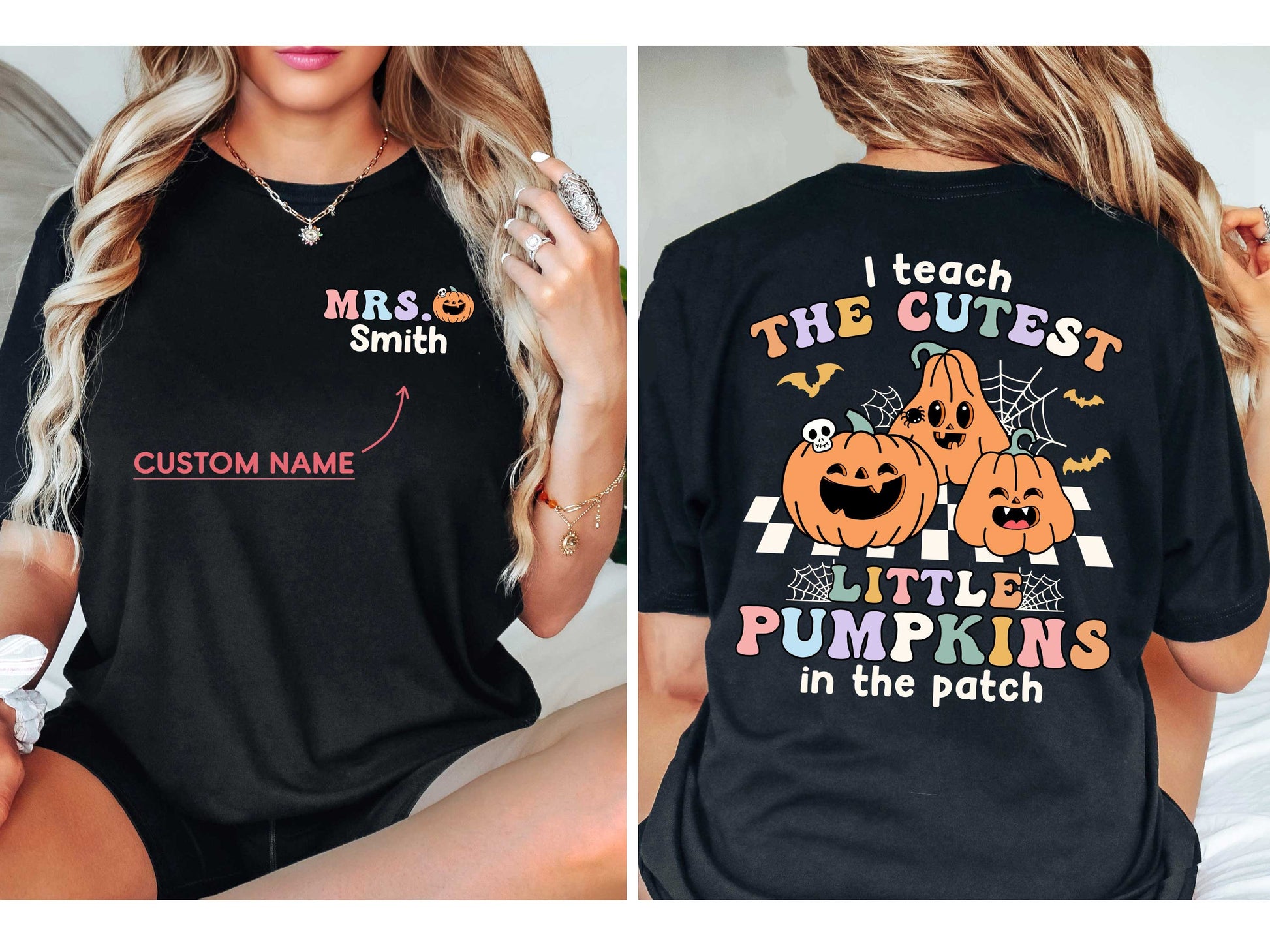 Teacher Halloween Shirt, I Teach The Cutest Pumpkins In The Patch, Spooky Teacher Shirt, Pumpkin Teacher Shirt, Teacher Halloween Gift