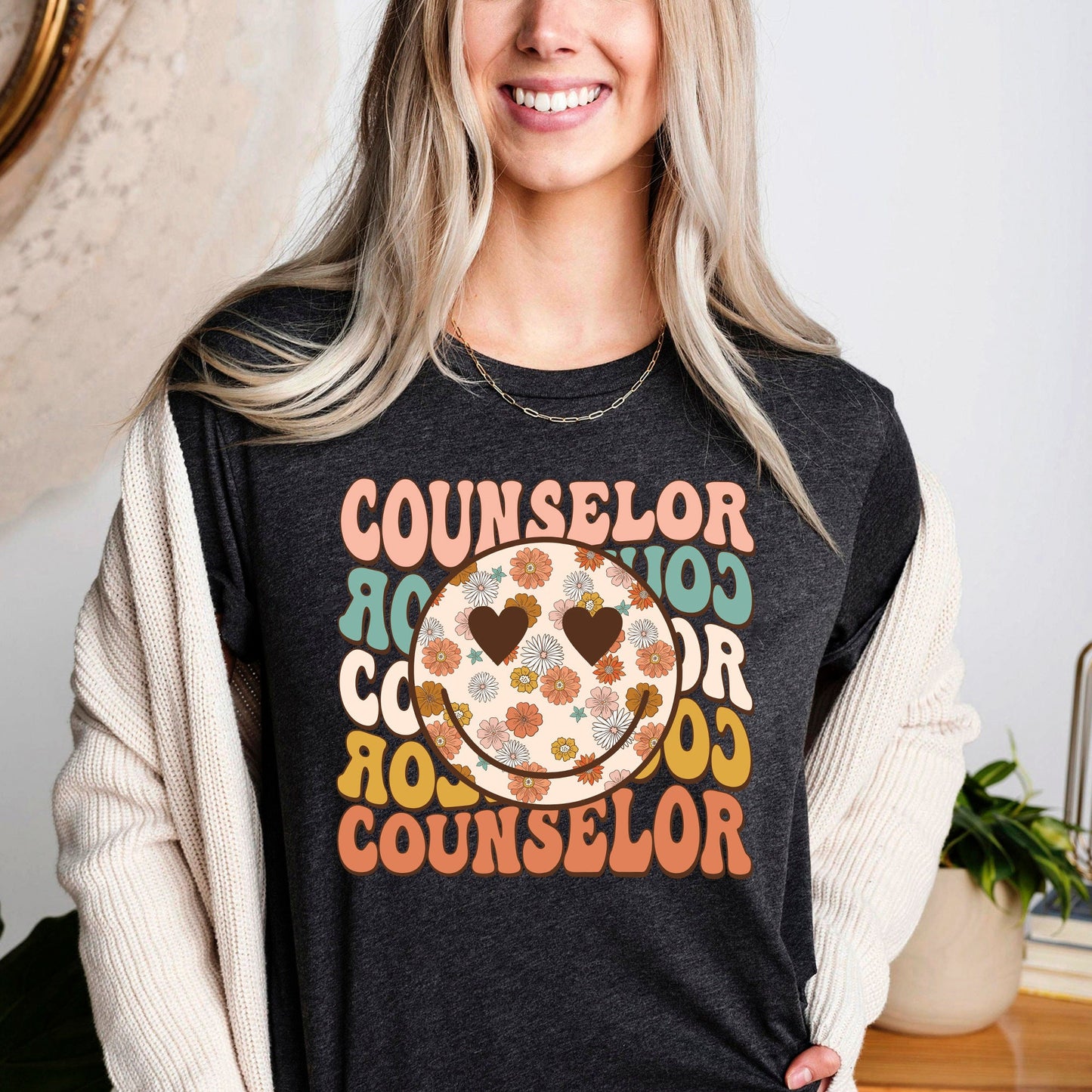 School Counselor Shirt, Back To School, Groovy Counselor Shirt, Gift For Counselor, School Counselor Sweatshirt, Counselor Appreciation Gift
