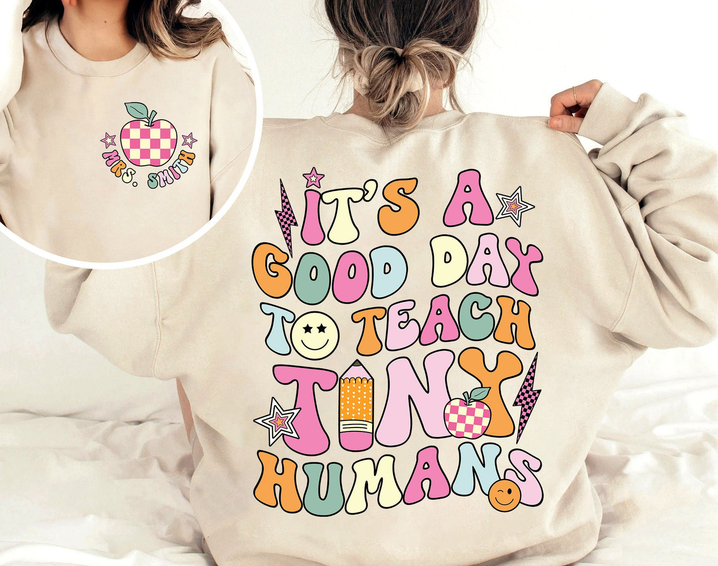 Teacher Shirt, It's A Good Day To Teach Tiny Humans, Custom Teacher Shirt, Back To School, Kindergarten Teacher, Teacher Appreciation Gift