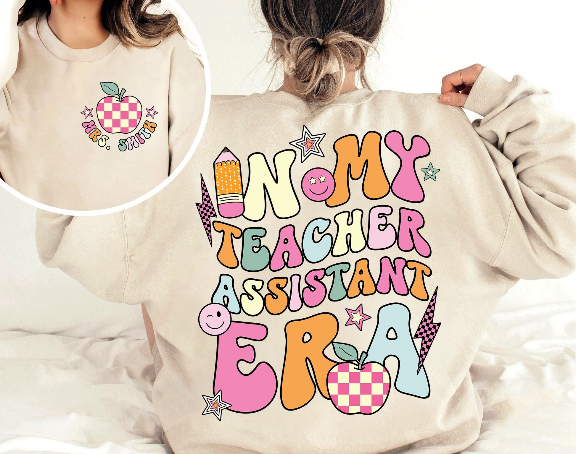 Teacher Assistant Shirt, In My Cool Teacher Era, Custom Teacher Shirt, Retro Teacher Era Shirt, Back To School, Teacher Appreciation Gift