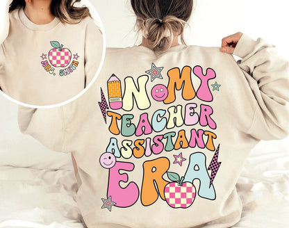 Teacher Assistant Shirt, In My Cool Teacher Era, Custom Teacher Shirt, Retro Teacher Era Shirt, Back To School, Teacher Appreciation Gift