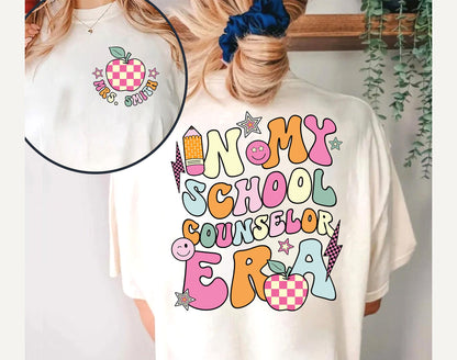 School Counselor Shirt, Personalized Counselor Shirt, School Counselor Gift, Counselor Era, Back To School Shirt, Teacher Appreciation Gift