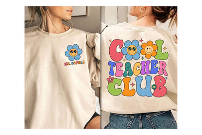 Teacher Shirt, Cool Teacher Club, Teacher Squad Shirt, Custom Teacher Gift, Back To School, Teachers Day, Teacher Appreciation Gift