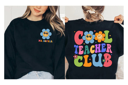 Teacher Shirt, Cool Teacher Club, Teacher Squad Shirt, Custom Teacher Gift, Back To School, Teachers Day, Teacher Appreciation Gift