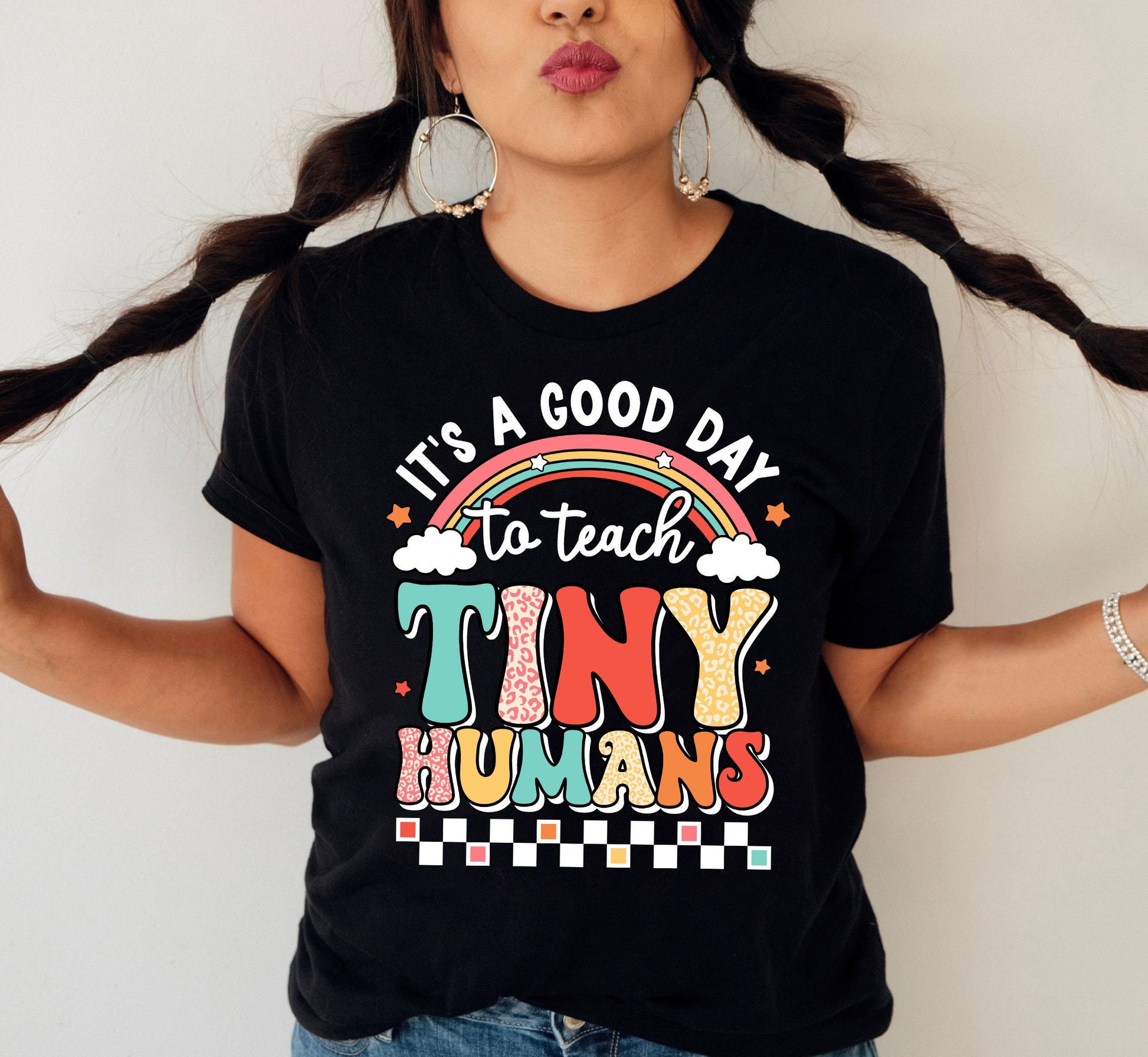 Teacher Shirt, It's A Good Day To Teach Tiny Humans, Teacher Sweatshirt, Back To School, Kindergarten Teacher, Teacher Appreciation Gift