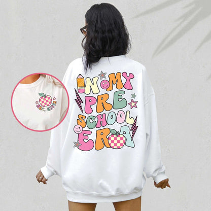 Teacher Shirt, Pre School Teacher Shirt, Custom Teacher Shirt, Pre School Era Shirt, Retro Pre School Teacher, Teacher Appreciation Gift