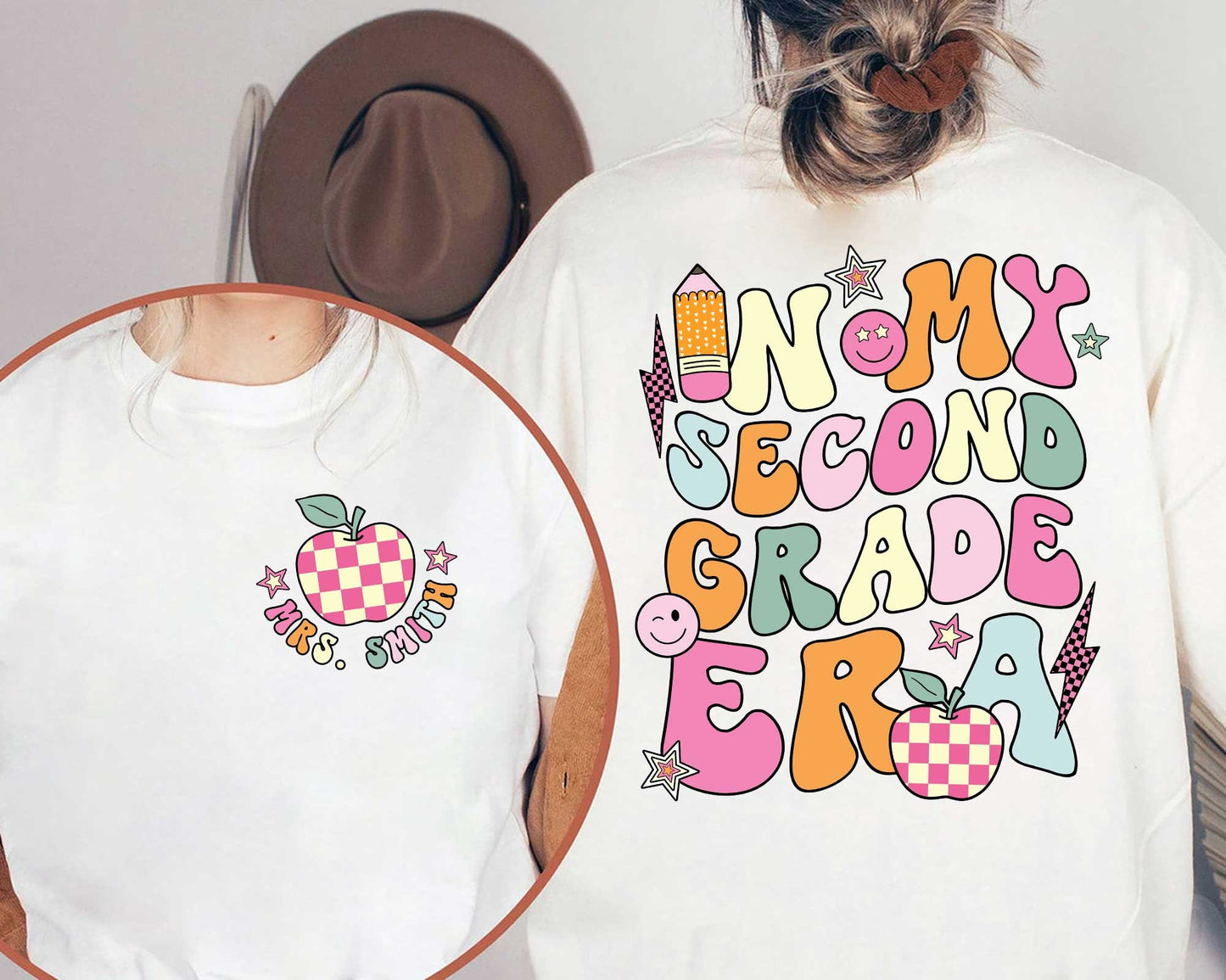 Teacher Shirt, Second Grade Teacher Shirt, Cute Second Grade Era Shirt, Teacher 2nd Grade Shirt, Teacher Gift, Teacher Appreciation Gift