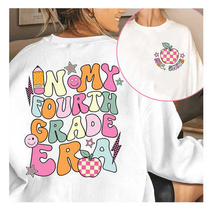 Teacher Shirt, Fourth Grade Teacher Shirt, Cute Fourth Grade Era Shirt, Teacher 4th Grade Shirt, Teacher Gift, Teacher Appreciation Gift