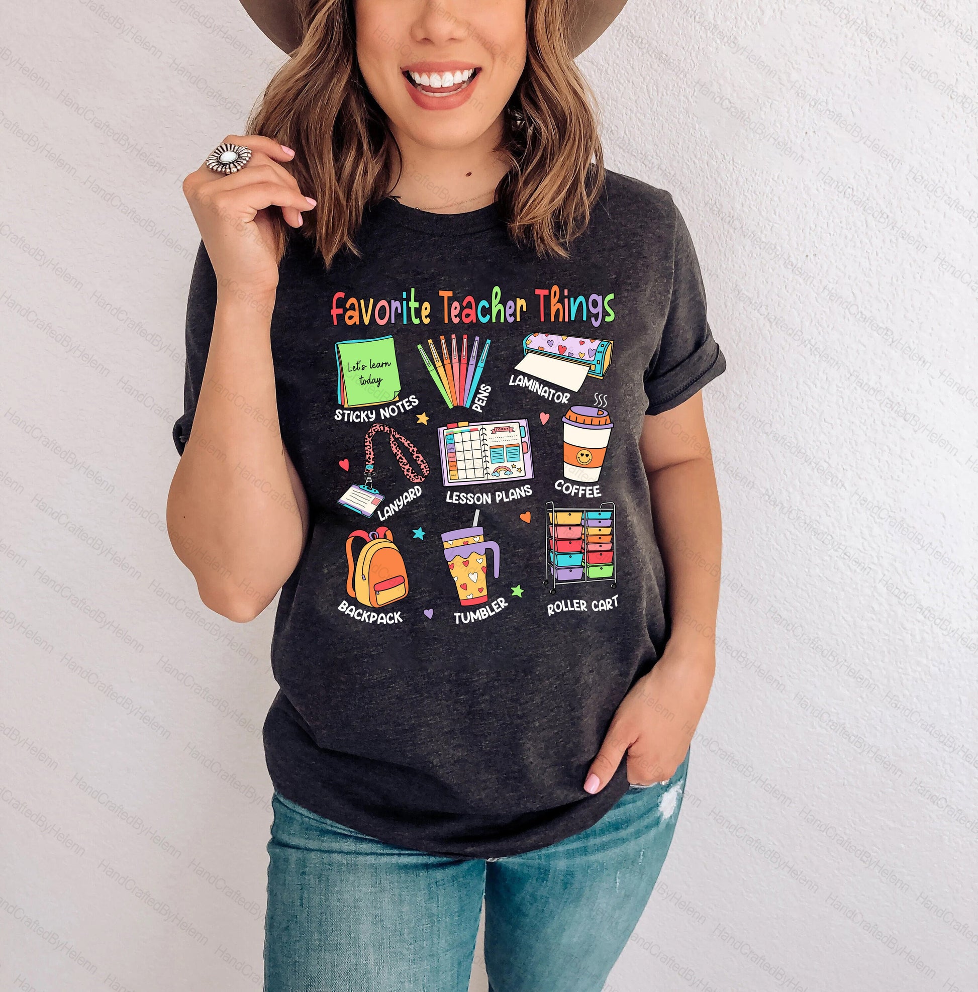 Teacher Shirt, Favorite Teacher Things Shirt, Back To School Shirt, Gift For Teacher, Kindergarten Teacher Shirt, Teacher Appreciation Gift