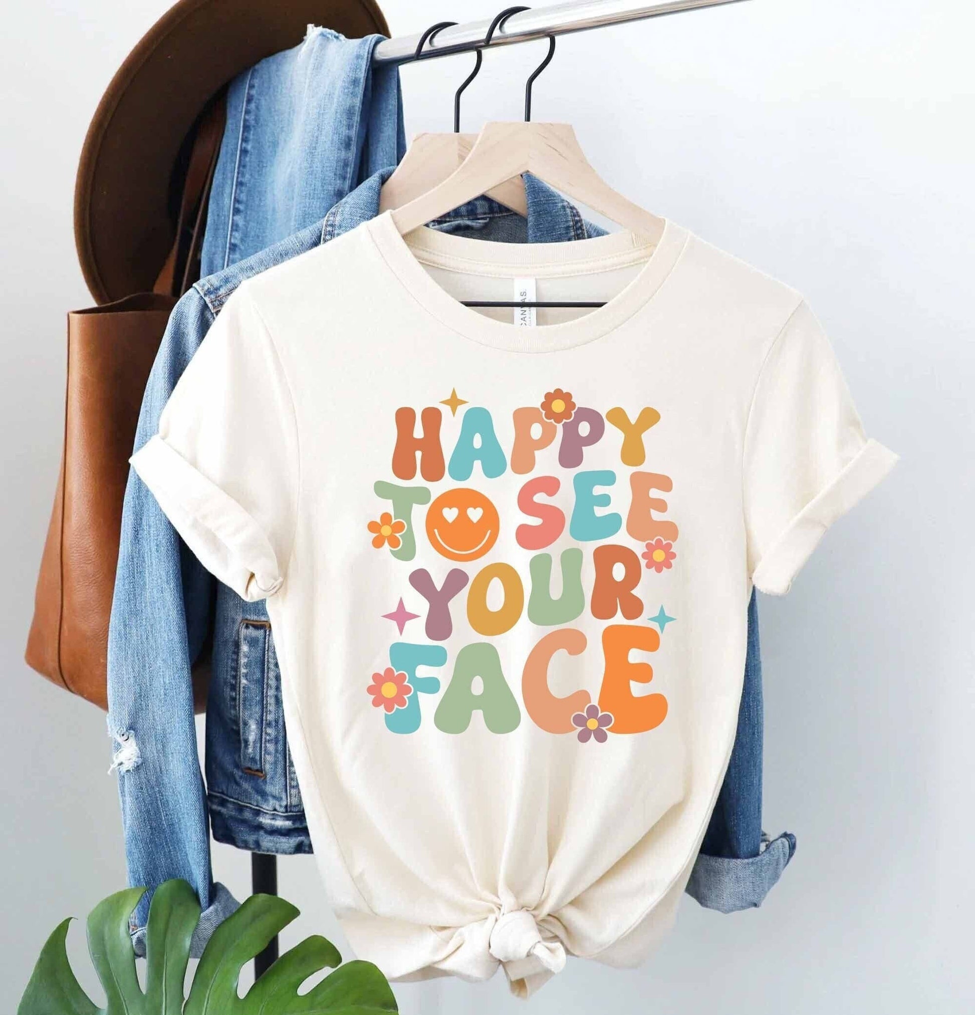 Teacher Shirt, Happy To See Your Face Shirt, Back To School Shirt, 1st Day Of School Shirt, Elementary Teacher, Teacher Appreciation Gift